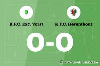 Exc. Vorst beëindigt reeks nederlagen met gelijkspel tegen Herenthout