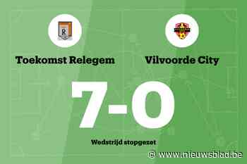 Match tussen Relegem en Vilvoorde City stopgezet