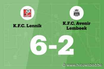C. Nerinckx scoort drie keer, Lennik verslaat Avenir Lembeek