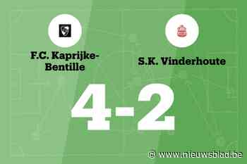FC Kaprijke-Bentille wint sensationeel duel tegen SK Vinderhoute
