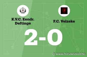 FC Velzeke nog steeds zonder overwinning na verlies tegen VC Eendracht Deftinge