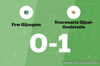VW Gijzel-Oosterzele beëindigt reeks nederlagen in de wedstrijd tegen FCW Gijzegem