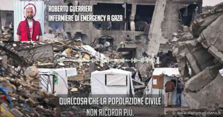 Gaza senza elettricità, la testimonianza dell’infermiere di Emergency: “Così Israele nega l’accesso all’acqua, una nuova forma di guerra”