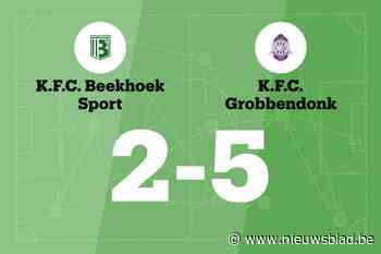 Beekhoek blijft verliezen na thuisnederlaag tegen Grobbendonk