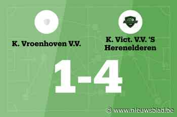 S Herenelderen B wint sensationeel duel tegen Vroenhoven