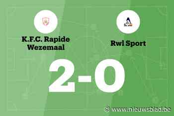Rapide Wezemaal beëindigt reeks van zes nederlagen