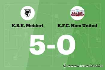 Meldert overklast Ham United