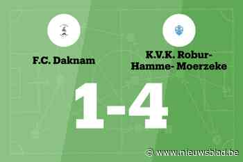 Overduidelijke winst voor KVK Robur Hamme-Moerzeke tegen FC Daknam