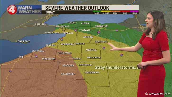 Severe T-storm watch for WNY; tornado watch in PA
