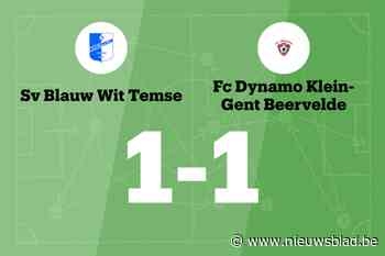 Dynamo Beervelde beëindigt de zegereeks van SV Blauw Wit Temse