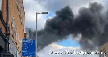 Shocking video shows HUGE plumes of smoke filling the air in Kingston