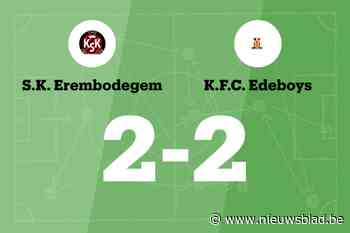 SK Erembodegem speelt thuis gelijk tegen KFC Edeboys