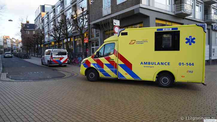 Mogelijke steekpartij bij de Jumbo in de Oosterstraat in Groningen