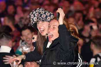 Joyous scenes as ecstatic Newcastle fans celebrate historic Carabao Cup win at Times Square fan zone