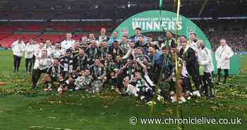 'Be still my fluttering heart' - Gibbo's emotional words as Newcastle United win at Wembley