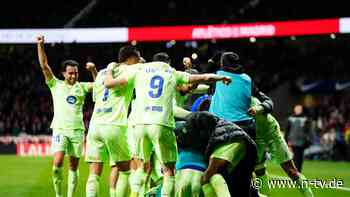 Flick und Co. siegen dramatisch: Superstar lässt Barça nach großem Comeback ausrasten