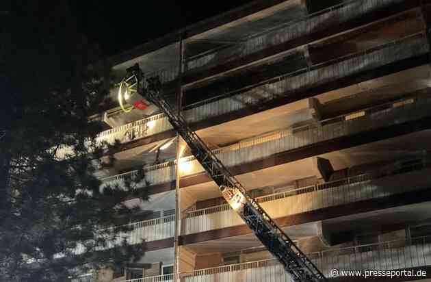 FW-BN: Brand auf Balkon in Mehrfamilienhaus in Bonn-Auerberg verläuft glimpflich