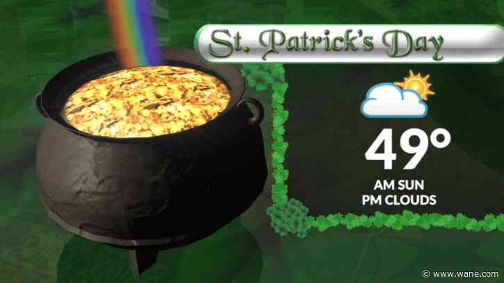 Dry and seasonable St. Patrick's Day