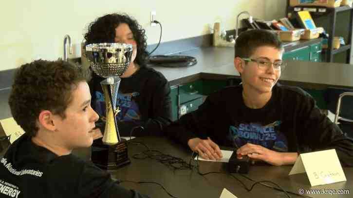 Albuquerque middle school headed to National Science Bowl Championship