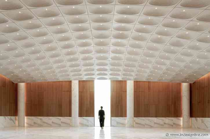 This new embassy “softens the boundaries between formality and warmth”