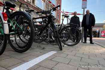 Wie weiße Markierungen das Fahrradchaos eindämmen