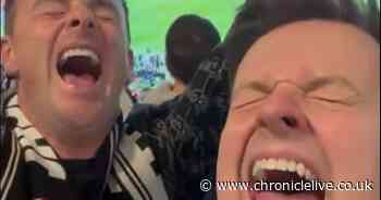 Ant and Dec go wild at Wembley with Newcastle United cup win the 'best day' of their lives
