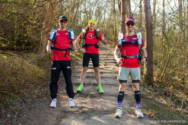 Bavo (28), Kevin (36) en Michael (41) lopen mythische wedstrijd van 250 kilometer door de woestijn voor het goede doel: “Het parcours van kinderen met kanker is zwaarder dan een Marathon Des Sables”