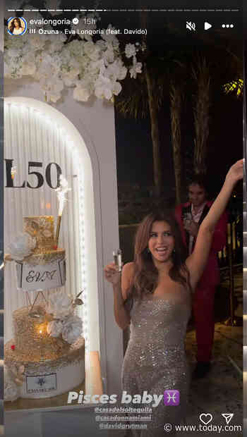 Eva Longoria celebrates 50th birthday with star-studded party and revealing photoshoot