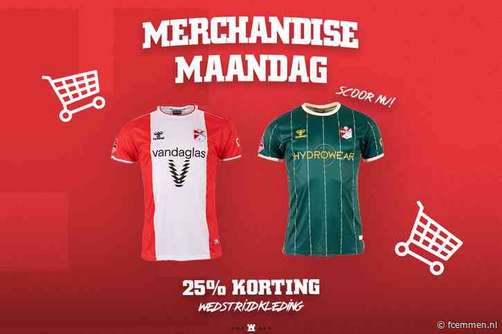 Merchandise Maandag: 25% korting op alle wedstrijdkleding!