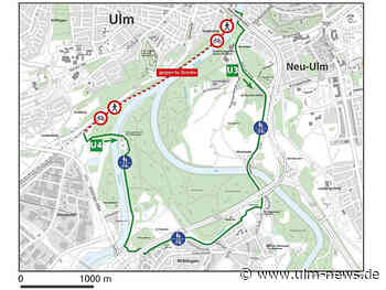 Ab heute wieder Sperrung des Donauradwegs zwischen Adenauerbrücke und Donautal