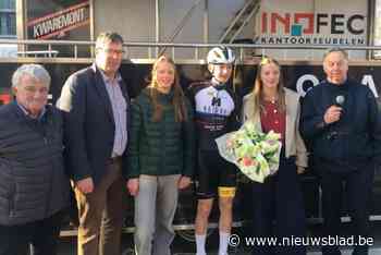 Eerste koers en meteen eerste zege, Tuur Vandevelde tankt vertrouwen in zijn achtertuin in Heestert: “Ik droom van topprestatie in Gent-Wevelgem”