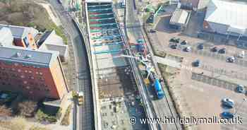 Watch as 'significant milestone' hit in A63 Castle Street scheme