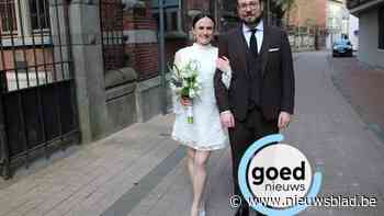 Pas getrouwd: Julie en Maarten in Hasselt