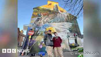 Dental practice mural puts smiles on people's faces
