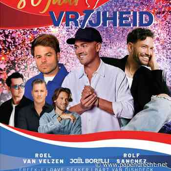 80 Jaar vrijheid vieren met optredens van diverse artiesten