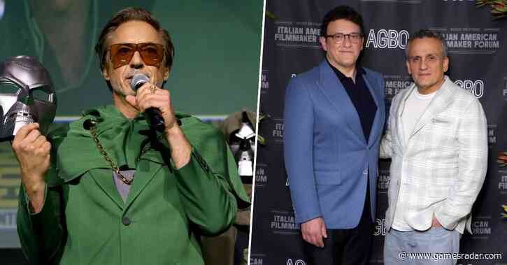 Avengers: Doomsday directors say there's "nobody else in the world" who could play Doctor Doom like Robert Downey Jr. in "the way he's about to"