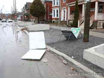 Aberdeen Street in Kingston left in complete disarray