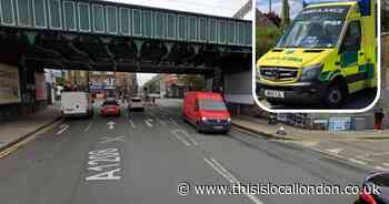 Man in hospital after crash on busy Cambridge Heath road