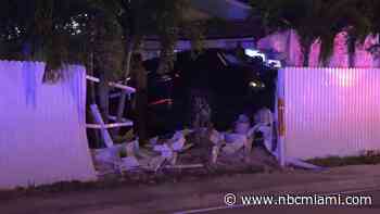 Driver hospitalized after crashing into home in SW Miami-Dade: MDSO