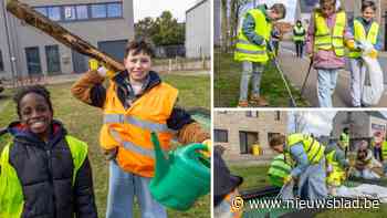 Berlaarse leerlingen houden schoolomgevingen proper: “Al die sigarettenpeuken op straat zijn vies”