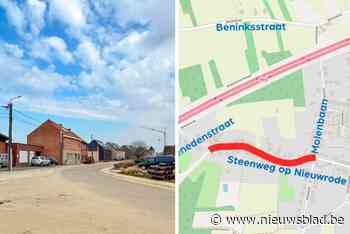 Steenweg tijdelijk afgesloten: einde werken voorzien voor najaar