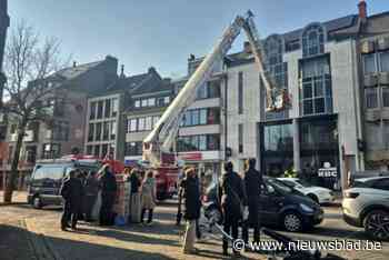 Rookontwikkeling in appartement op Grote Markt