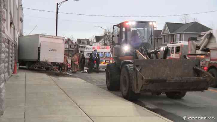 NFTA truck crashes into Bethel AME Church in Buffalo