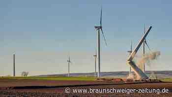 Sprengung: Windpark-Turm in Söllingen fällt – Video