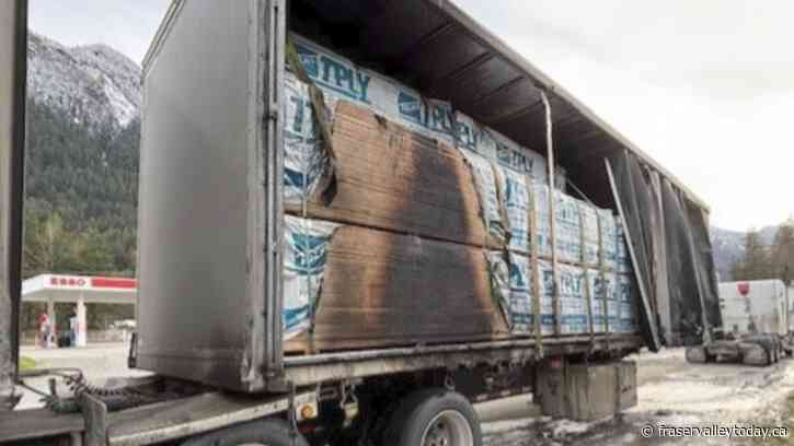 Hope firefighters contain commercial vehicle fire before it spreads