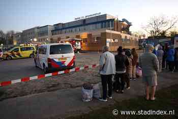 Rook in voormalig Dr. Jansenziekenhuis Emmeloord, pand ontruimd