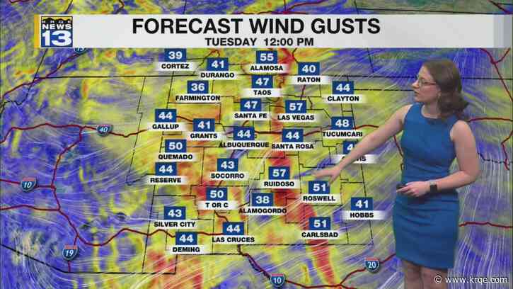 Another windy week ahead around New Mexico