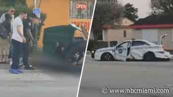 Woman, 23, who was struck by vehicle after crash involving Miami cop dies