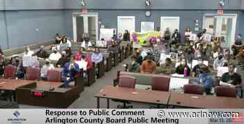 With chants and boos, activists press Arlington County Board to end cooperation with ICE