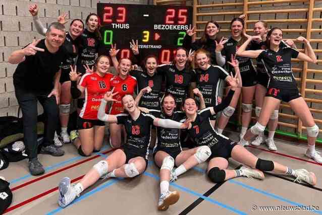 Tievolley Tielt C pakt zonder nederlaag de titel: “Collectieve kracht was onze sterkte”